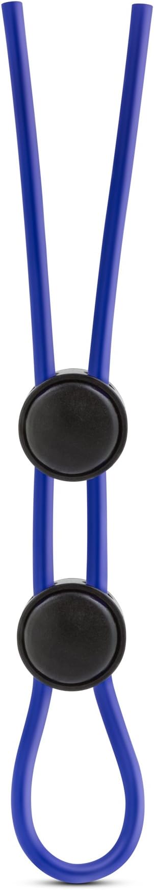 Stay Hard - Silicone Double Loop Cock Ring - Blue - Men's Toys - www.Coyha.com