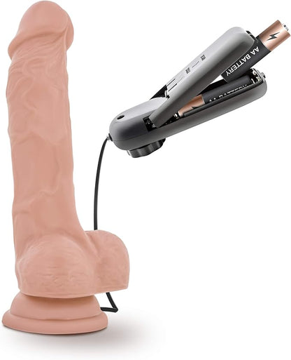 Dr. Skin Vanilla Dr. Tim 7.5 Inch Vibrator With Suction Cup - Vibrators - www.Coyha.com