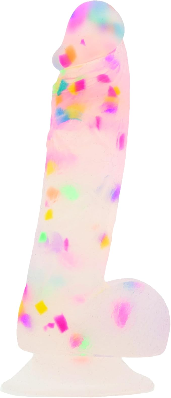 Addiction Confetti Dildo Dong 7.5in W/free Bullet - Dildos - www.Coyha.com