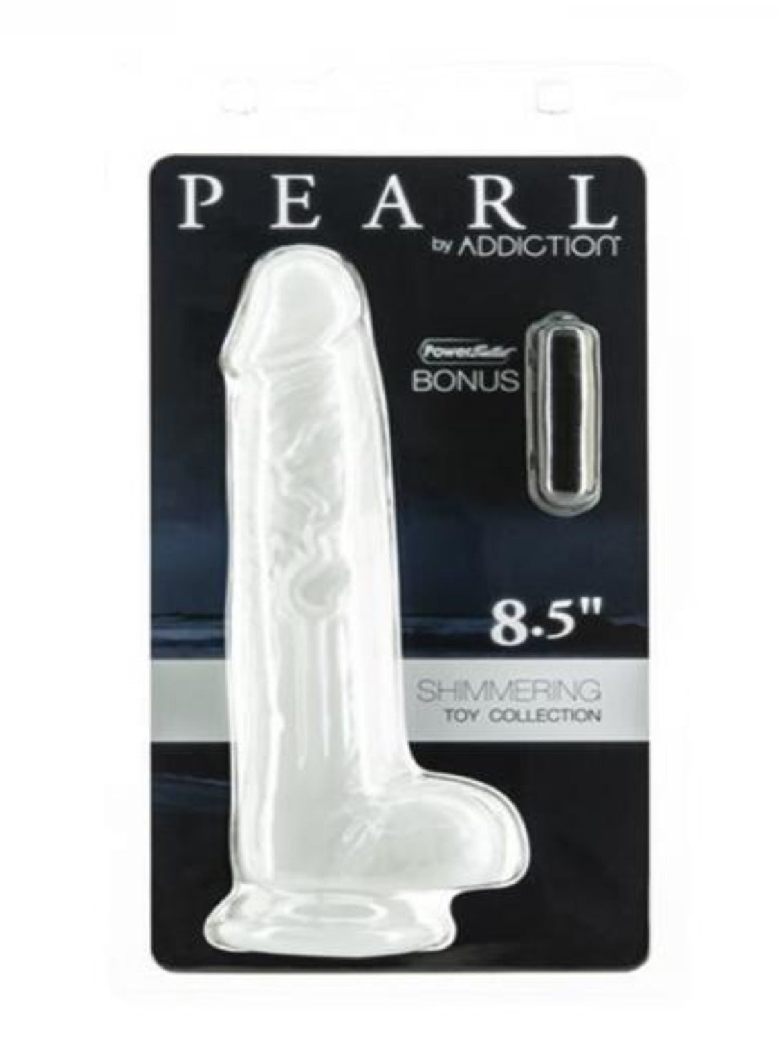 Addiction Pearl Dildo Dong 8.5 In With Power Bullet - Vibrators - www.Coyha.com