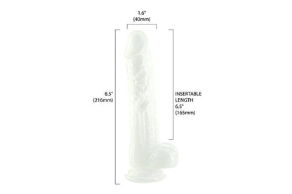 Addiction Pearl Dildo Dong 8.5 In With Power Bullet - Vibrators - www.Coyha.com