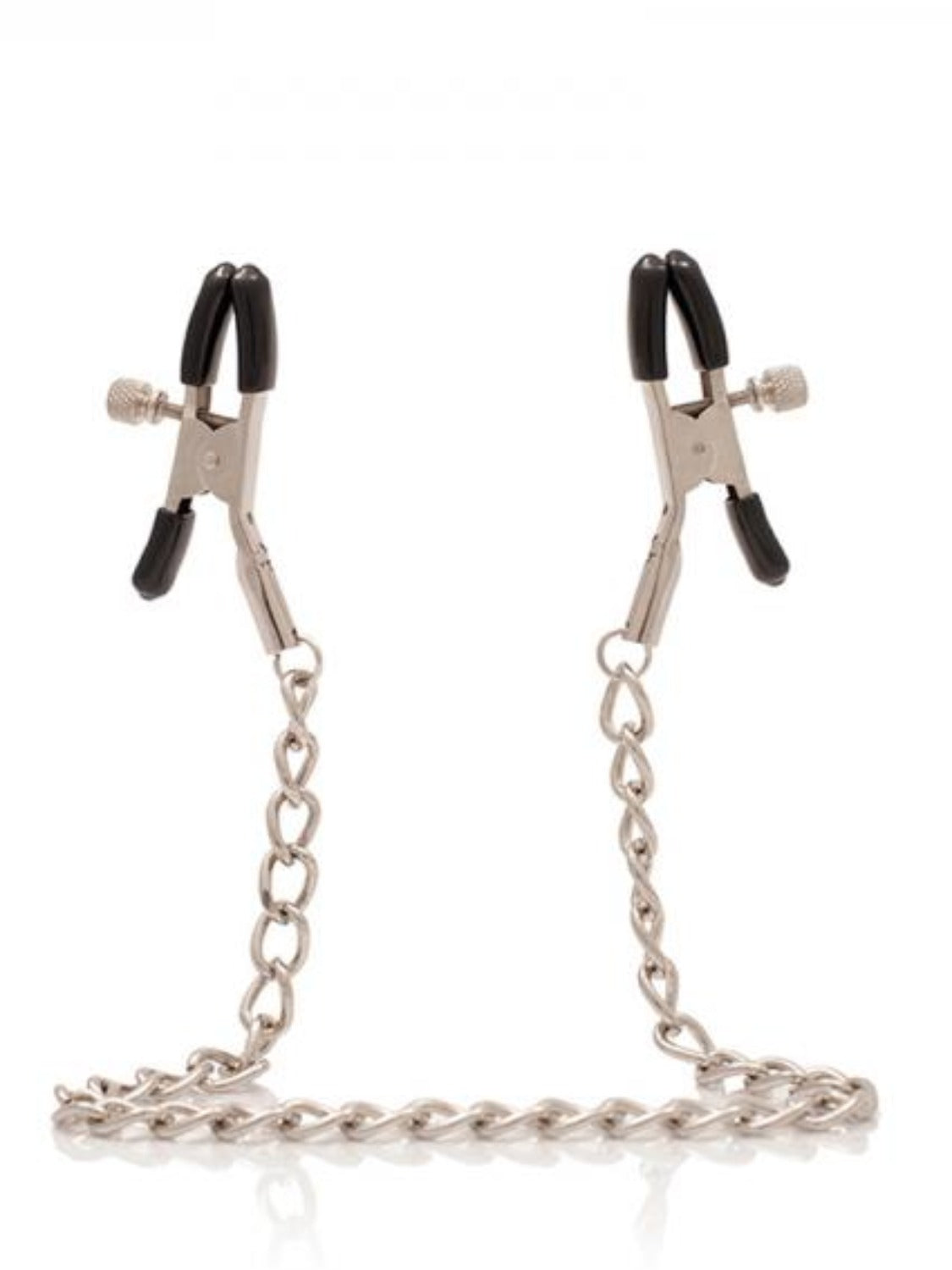 Adjustable Nipple Clamps On 14 Inches Chain - Bondage - www.Coyha.com