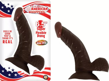 All American Whopper 6.5 Inches Dildo Brown - Dildos - www.Coyha.com