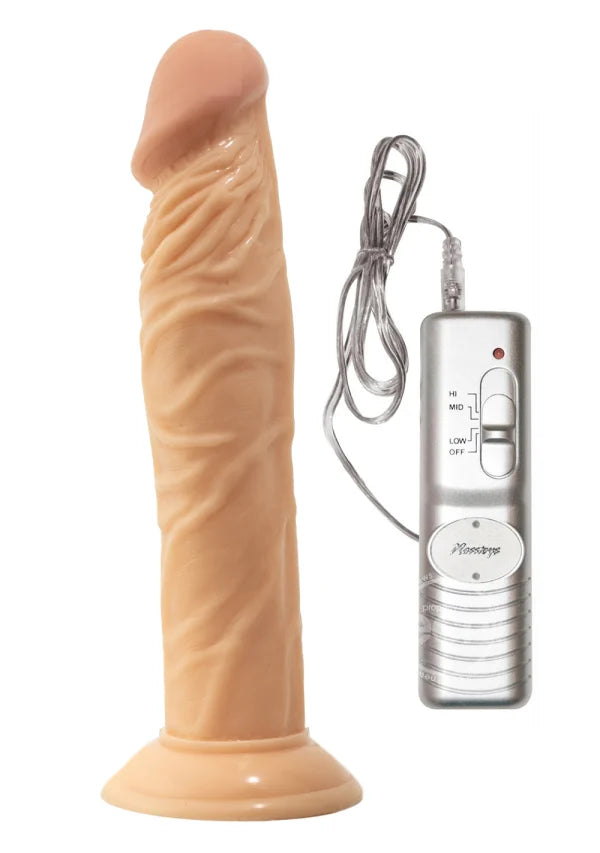 All American Whopper Vibrating 8 inches Dildo Beige - Vibrators - www.Coyha.com