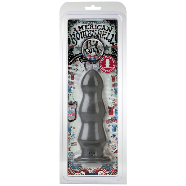 American Bombshell B-7 Tango Gray Probe Dildo - Anal Toys - www.Coyha.com