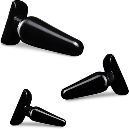 Anal Adventures Basic Anal Butt Plug Kit Black - Anal Toys - www.Coyha.com