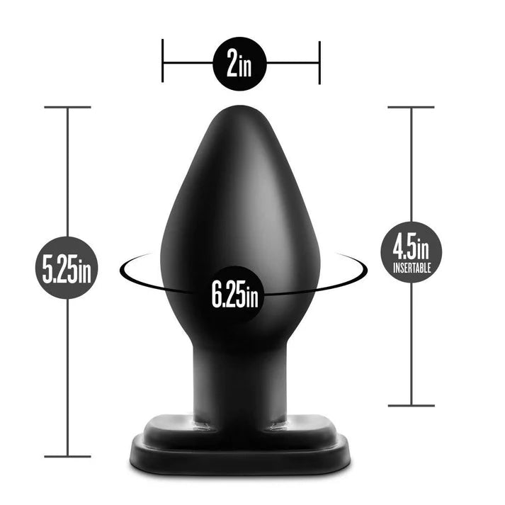 Anal Adventures XL Anal Butt Plug Black - Anal Toys - www.Coyha.com