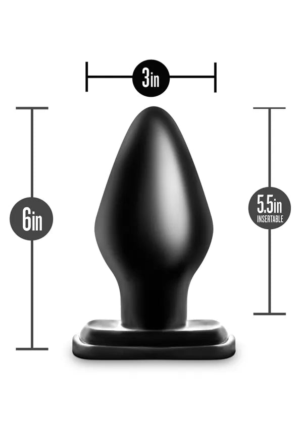 Anal Adventures Xxl Anal Butt Plug Black - Anal Toys - www.Coyha.com