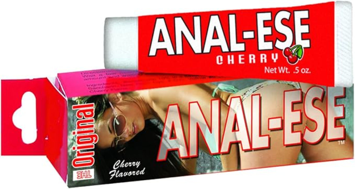 Anal-Ese Desensitizing Lubricant Cherry 0.5oz - Lubes & Lotions - www.Coyha.com