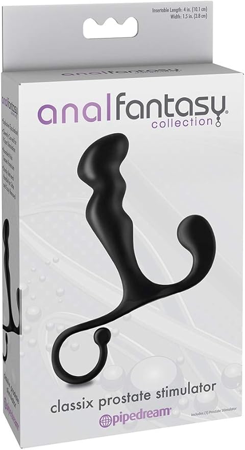 Anal Fantasy Classix Prostate Stimulator Anal Toy - Black - Anal Toys - www.Coyha.com