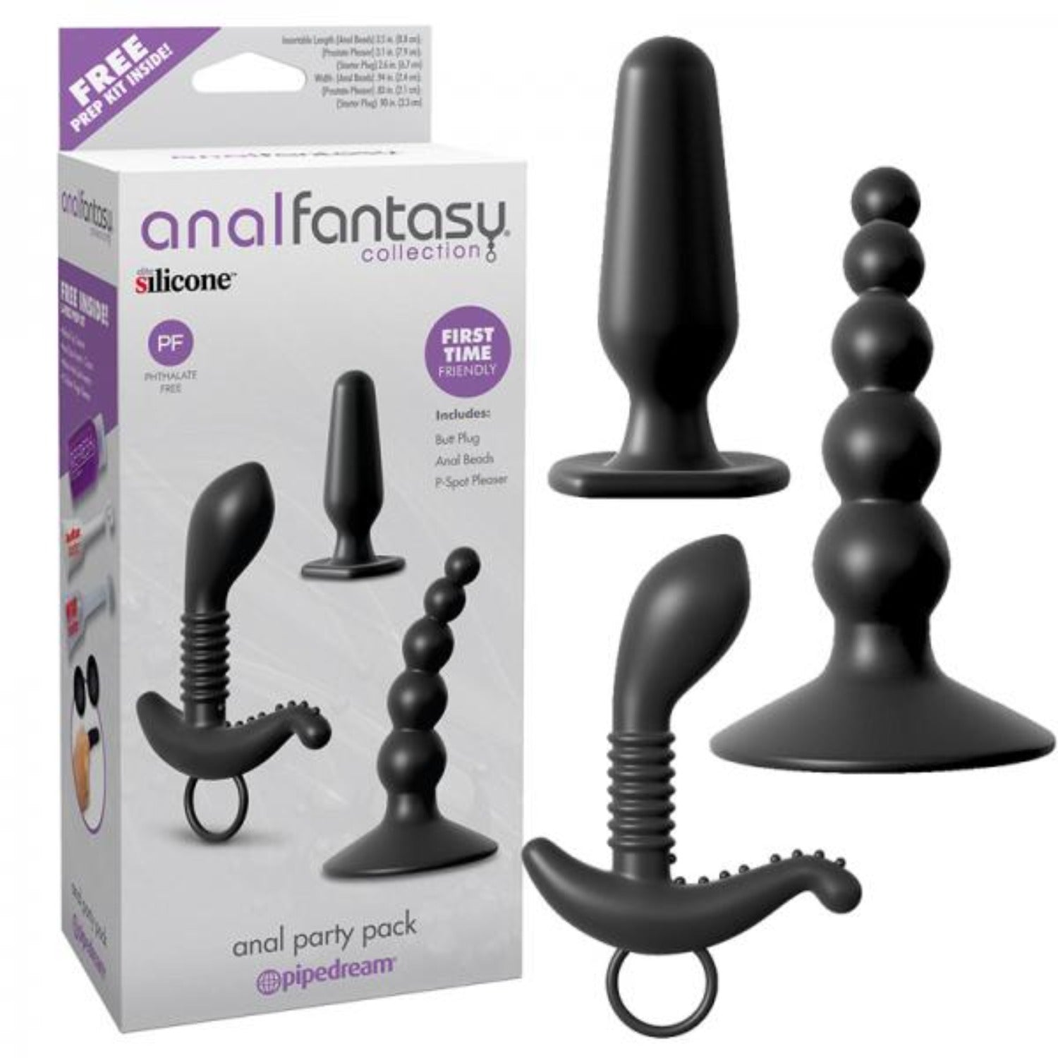 Anal Fantasy Collection Anal Butt Plug Party Pack - Anal Toys - www.Coyha.com