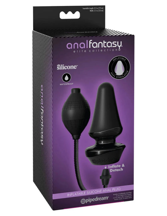 Anal Fantasy Elite Inflatable Silicone Anal Butt Plug - Anal Toys - www.Coyha.com