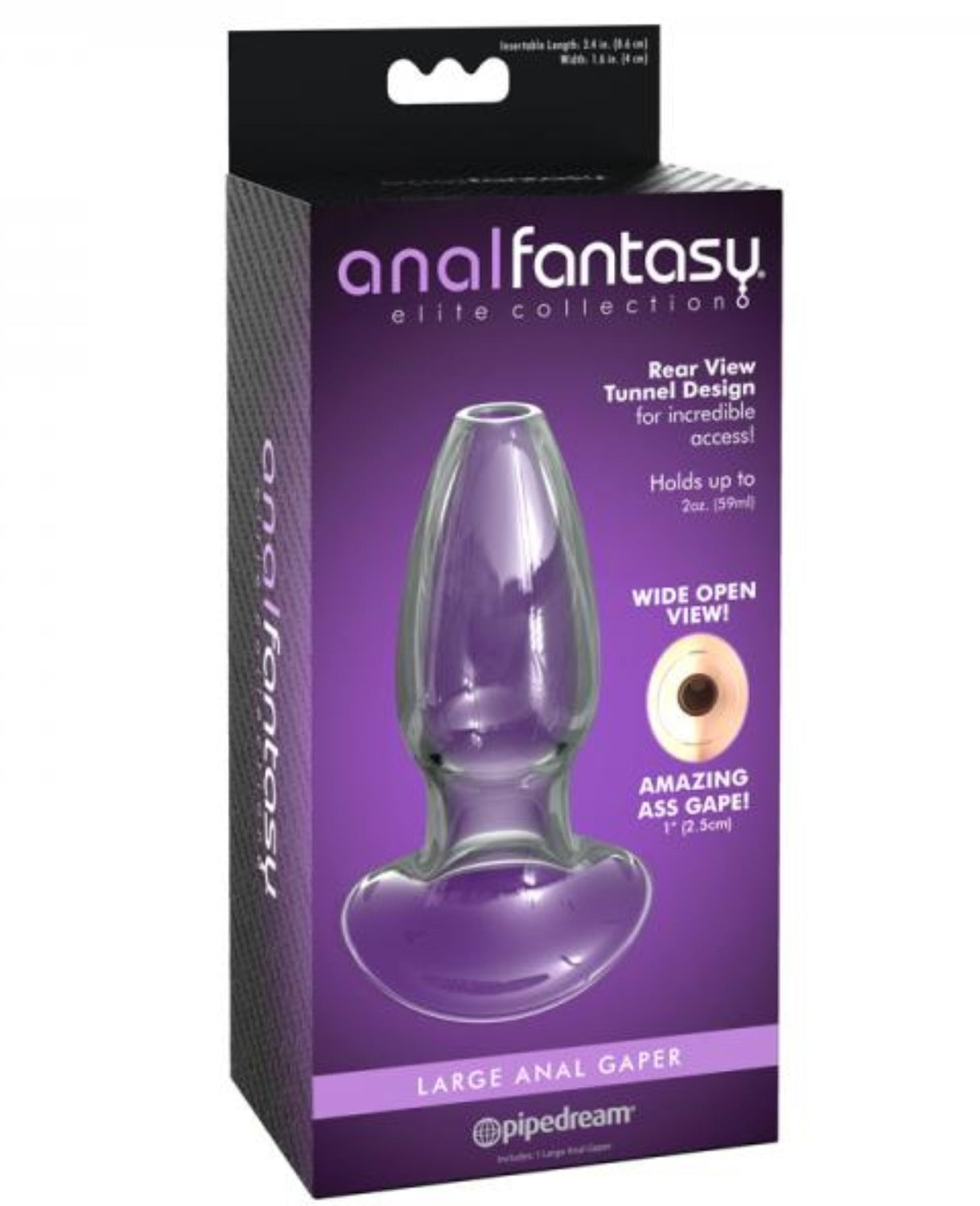 Anal Fantasy Elite Large Anal Gaper Butt Plug - Anal Toys - www.Coyha.com