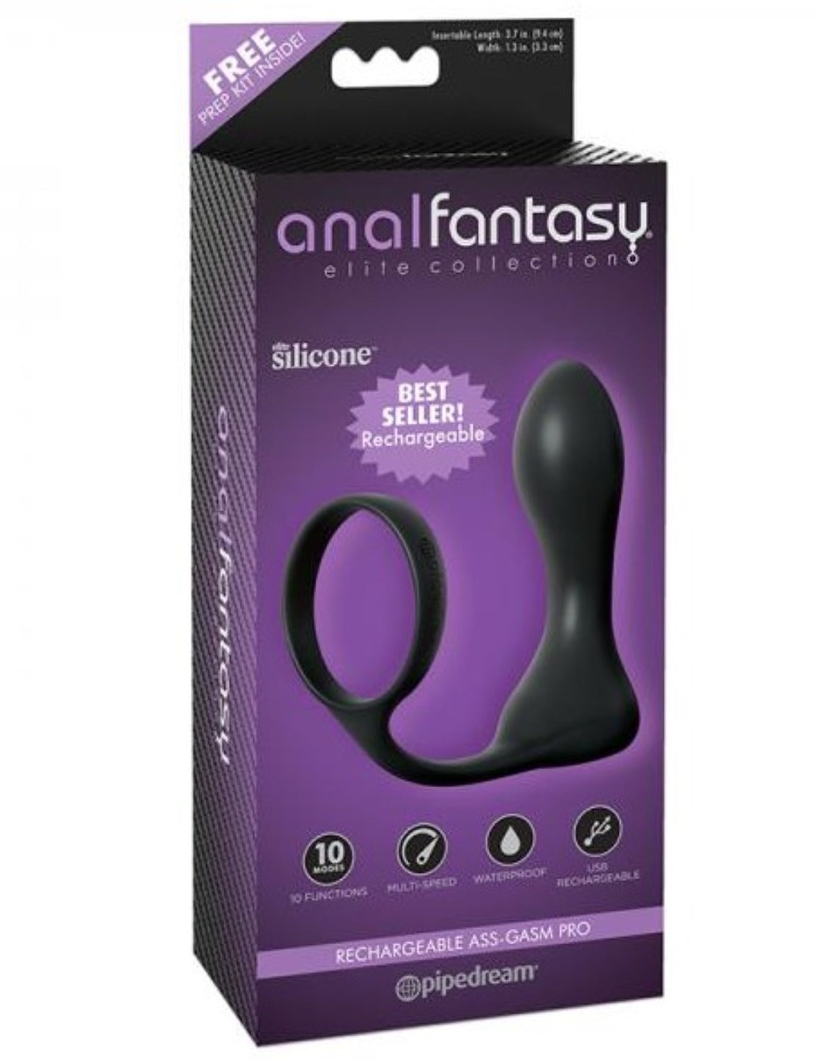 Anal Fantasy Elite Rechargeable Ass-gasm Pro Prostate Massager - Anal Toys - www.Coyha.com