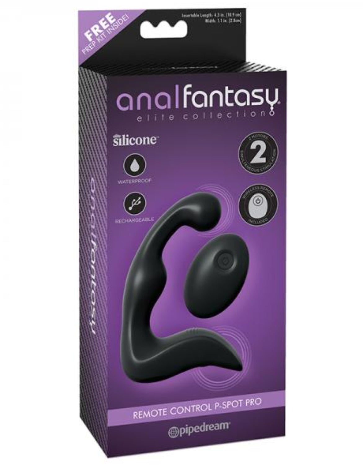 Anal Fantasy Elite Remote Control P-spot Pro Prostate Stimulator - Anal Toys - www.Coyha.com