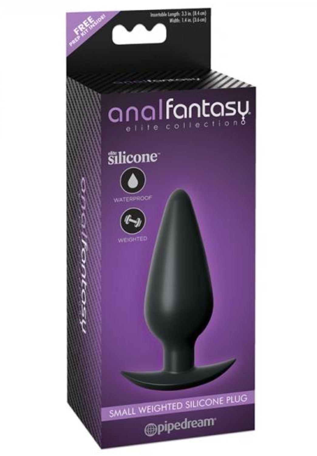 Anal Fantasy Elite Small Weighted Silicone Anal Butt Plug - Anal Toys - www.Coyha.com