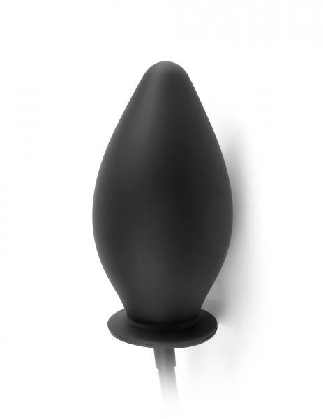 Anal Fantasy Inflatable Silicone Anal Butt Plug Black - Anal Toys - www.Coyha.com