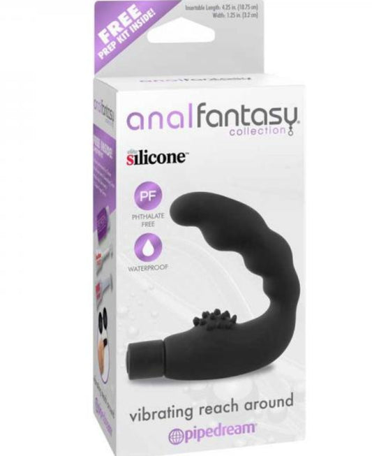 Anal Fantasy Vibrating Reach Around Anal Probe Black - Anal Toys - www.Coyha.com