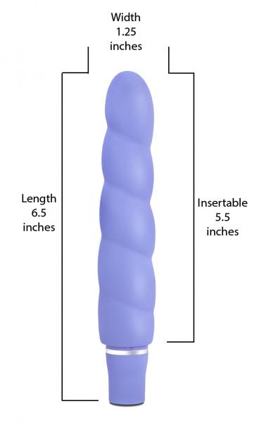 Anastasia Silicone Vibrator - Blue - Vibrators - www.Coyha.com