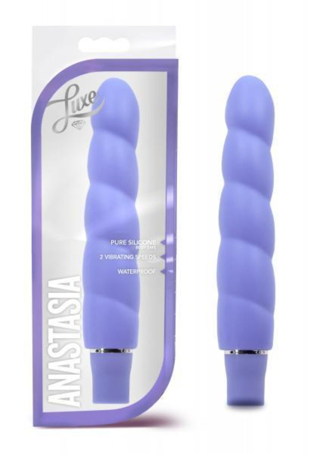 Anastasia Silicone Vibrator - Blue - Vibrators - www.Coyha.com