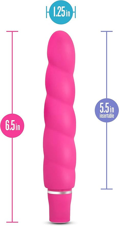 Anastasia Silicone Vibrator - Pink - Vibrators - www.Coyha.com