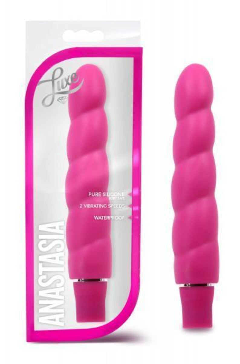 Anastasia Silicone Vibrator - Pink - Vibrators - www.Coyha.com