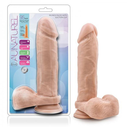 Au Natural 9.5 inches Dildo with Suction Cup Beige - Dildos - www.Coyha.com