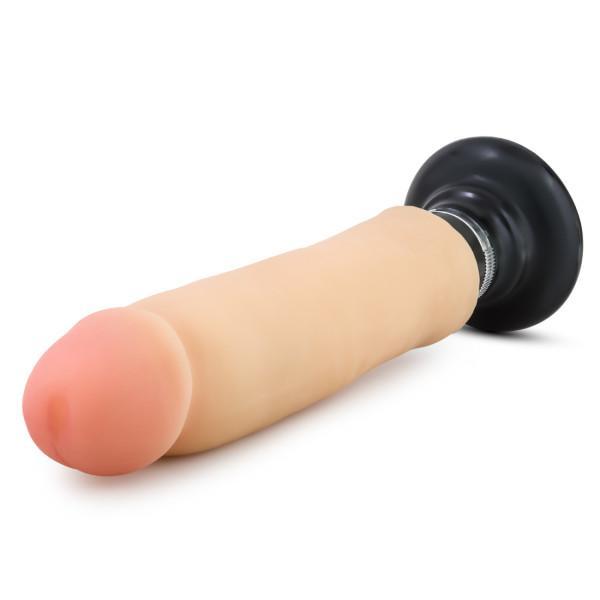 Au Naturel 11 inch Dildo Magnum Vibrating Dong Beige - Vibrators - www.Coyha.com