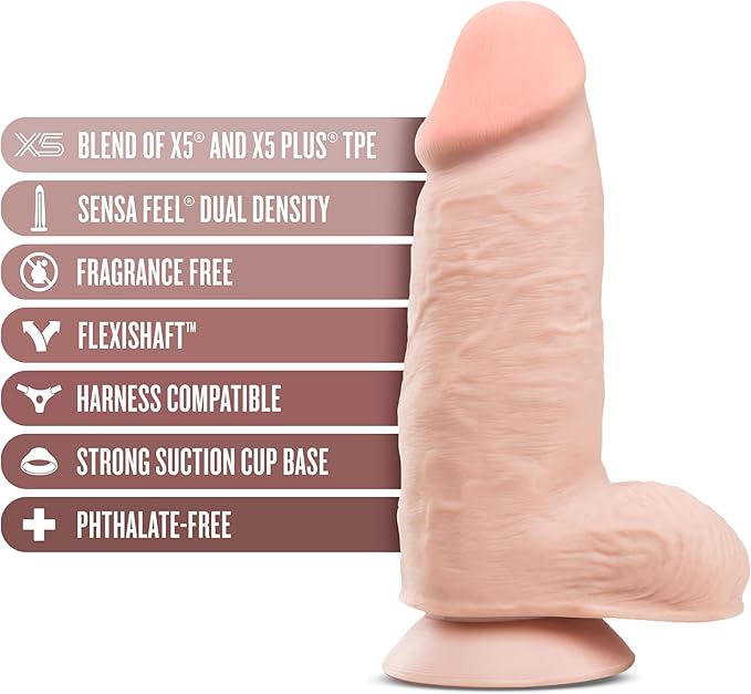 Au Naturel 2.75 Pounder 10 Inch Dildo Vanilla - Dildos - www.Coyha.com