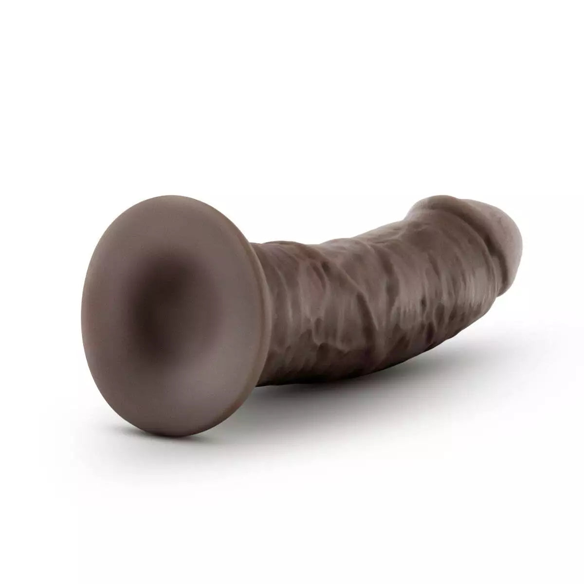 Au Naturel - 8in Dildo With Suction Cup - Chocolate - Dildos - www.Coyha.com