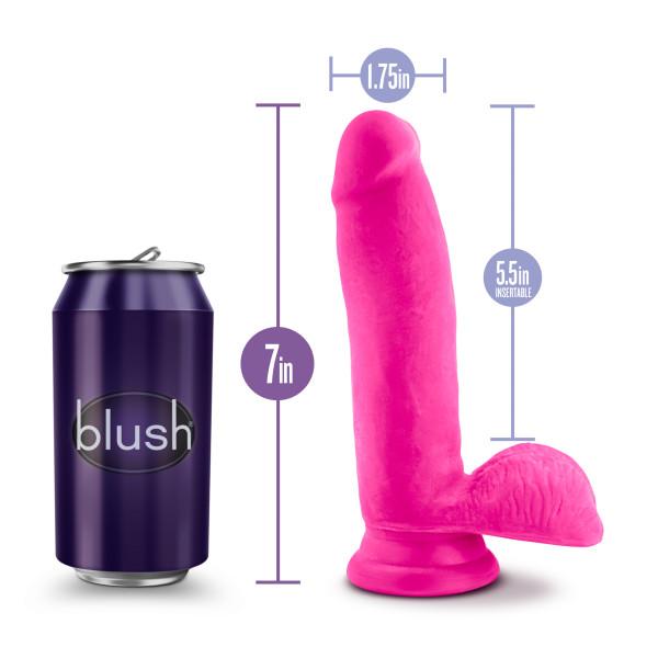 Au Naturel Bold Pleaser 7 inch Dildo Pink - Dildos - www.Coyha.com