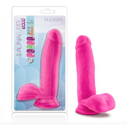 Au Naturel Bold Pleaser 7 inch Dildo Pink - Dildos - www.Coyha.com