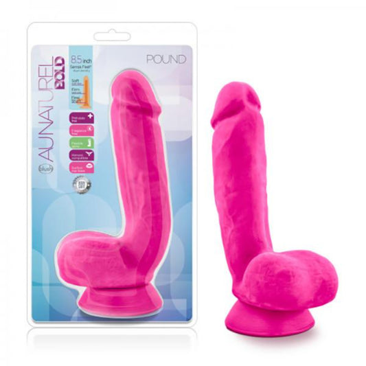 Au Naturel Bold Pound 8.5 inch Dildo Pink - Dildos - www.Coyha.com