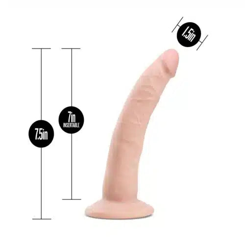 Au Naturel Jack 7 Inch Dildo Vanilla - Dildos - www.Coyha.com