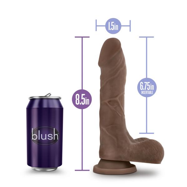 Au Naturel Mister Perfect Chocolate Brown 8.5 Inch Dildo - Dildos - www.Coyha.com