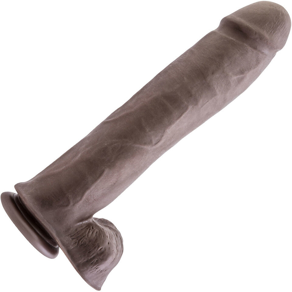 Au Naturel - Big John - 11.5 inch Dildo Chocolate - Dildos - www.Coyha.com