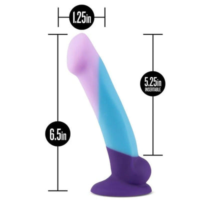 Avant - D16 - Purple Haze Rainbow 6 Inch Dildo - Dildos - www.Coyha.com