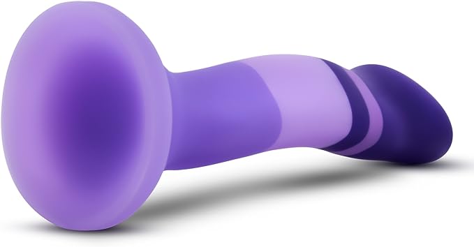 Avant - D2 - Purple Rain Striped 7.5 Inch Dildo - Dildos - www.Coyha.com