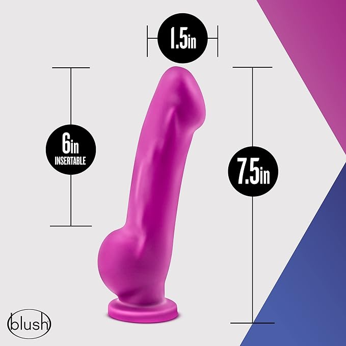 Avant D7 Ergo Violet 7.5 Inch Dildo - Dildos - www.Coyha.com