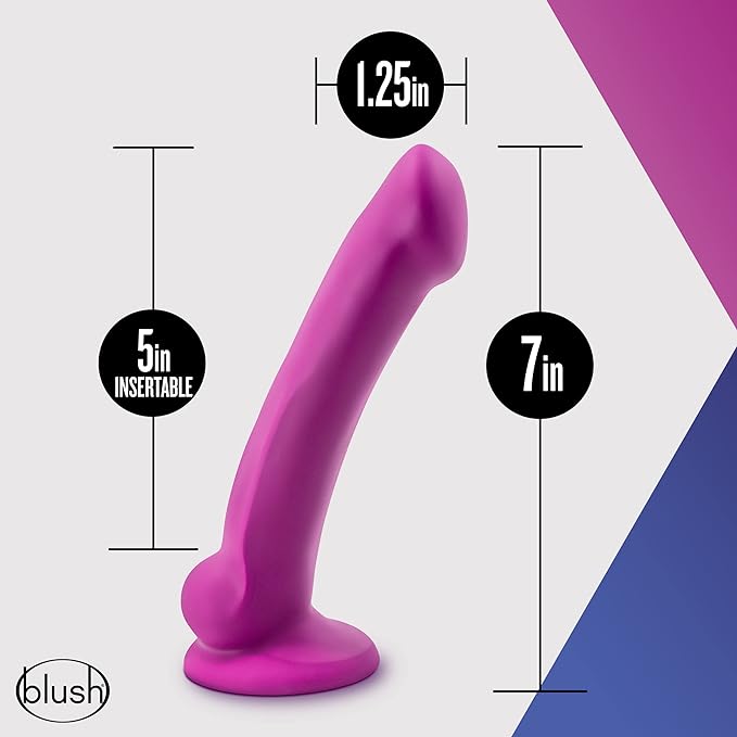 Avant D9 Ergo Mini Violet 6.5 Inch Dildo - Dildos - www.Coyha.com