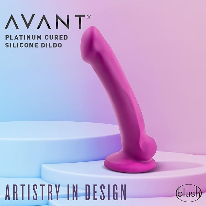 Avant D9 Ergo Mini Violet 6.5 Inch Dildo - Dildos - www.Coyha.com