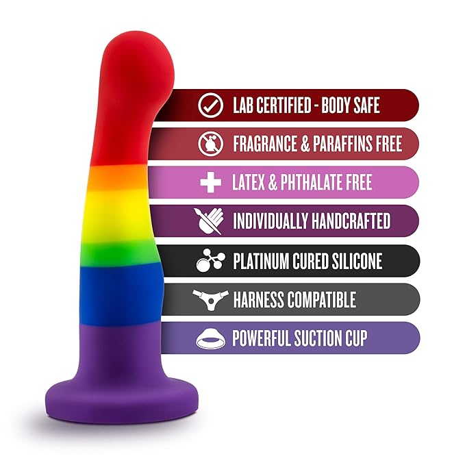 Avant Pride P1 Freedom 6 Inch Dildo - Dildos - www.Coyha.com