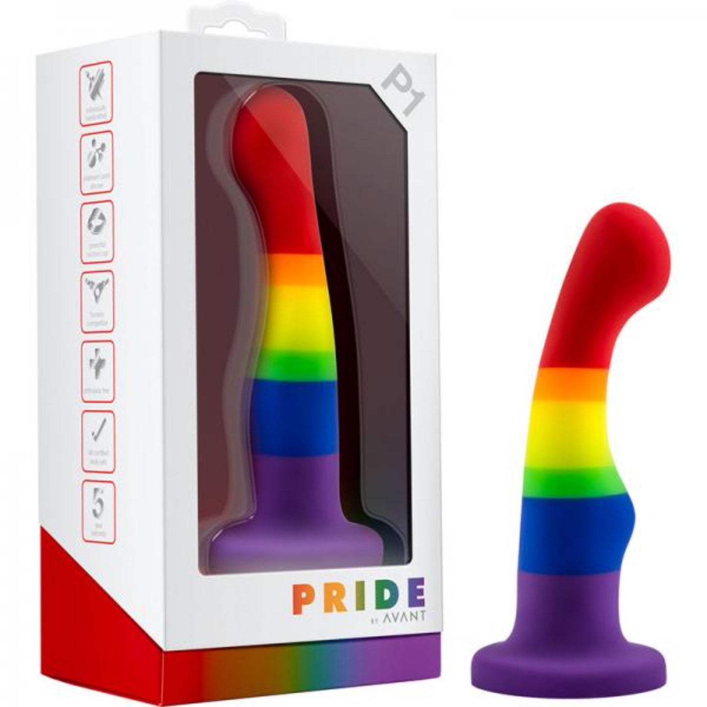 Avant Pride P1 Freedom 6 Inch Dildo - Dildos - www.Coyha.com