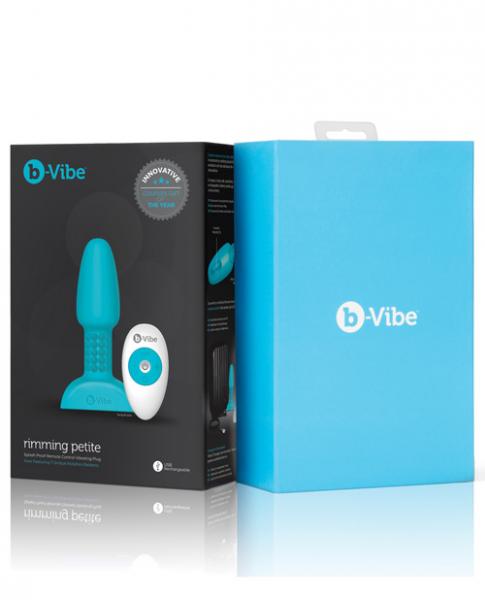 B-Vibe Petite Rimming Teal Blue Anal Butt Plug - Anal Toys - www.Coyha.com