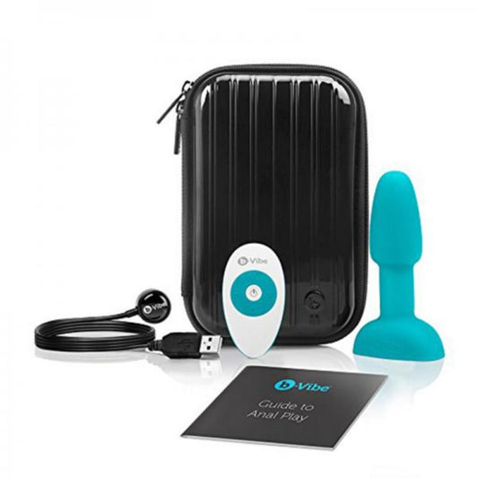 B-Vibe Petite Rimming Teal Blue Anal Butt Plug - Anal Toys - www.Coyha.com