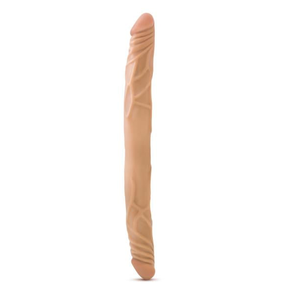 B Yours 14 inches Double Dildo Latin Tan - Dildos - www.Coyha.com