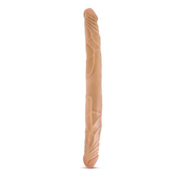 B Yours 14 inches Double Dildo Latin Tan - Dildos - www.Coyha.com