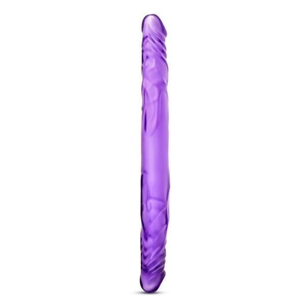 B Yours 14 inches Double Dildo Purple - Dildos - www.Coyha.com