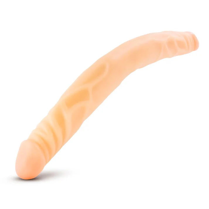 B Yours - 14in Double Dildo - Beige - Dildos - www.Coyha.com