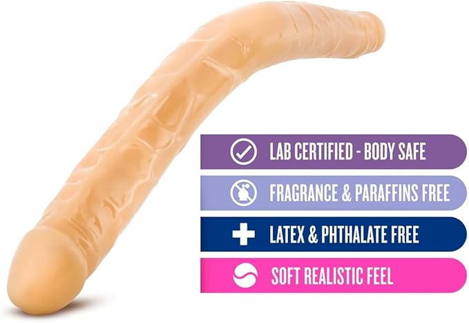 B Yours - 16 inch Double Dildo - Beige - Dildos - www.Coyha.com